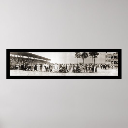 Poster Photo 1916 du conducteur de course de Cincinnati (Devant)