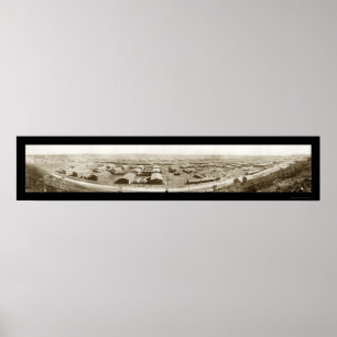 Poster Photo 1917 d'armée de Fort Riley KS