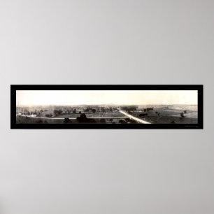 Poster Photo 1918 de champ de bataille de Gettysburg