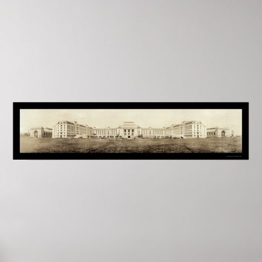 Poster Photo 1919 de l'Académie navale d'Annapolis (Devant)