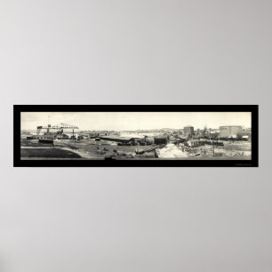 Poster Photo 1919 de Porto Rico de kérosène