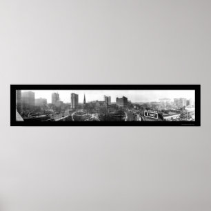 Poster Photo 1921 du parc MI de Détroit