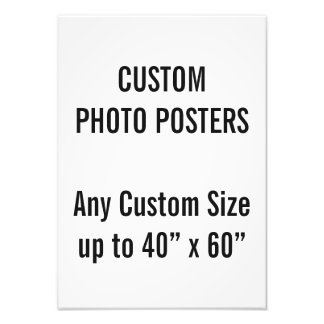Poster photo A3 personnalisé, jusqu'à 40 po x 60 p