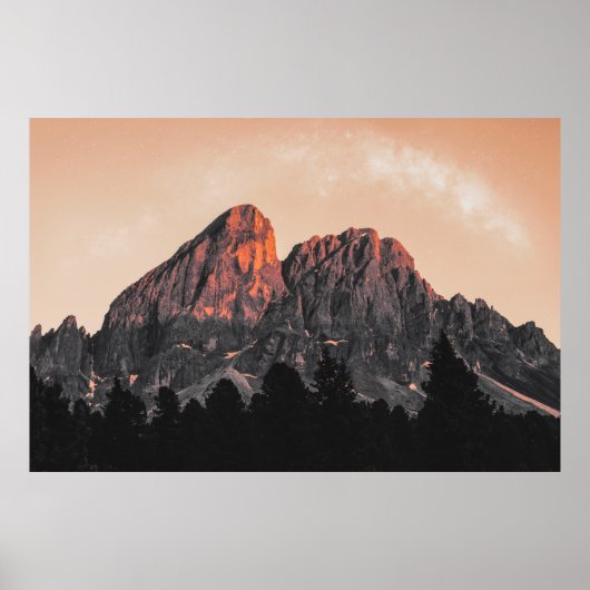 POSTER PHOTO À FAIBLE ANGLE DE FORMATION ROCK (Devant)