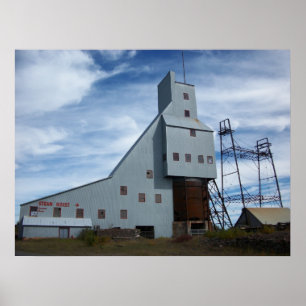 Poster Photo à vapeur de la mine Quincy