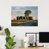 Poster Photo Americana Farm & Barns (Bureau à domicile)