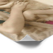 Poster Photo antique Victorian Woman and Dog (Coin)