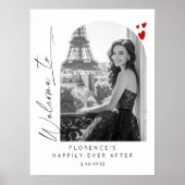 Poster Photo Arc simple moderne et élégante Accueil Brida (Devant)