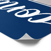 Poster Photo Arché sur Bleu Graduation (Coin)