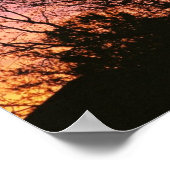 Poster photo au coucher du soleil (Coin)