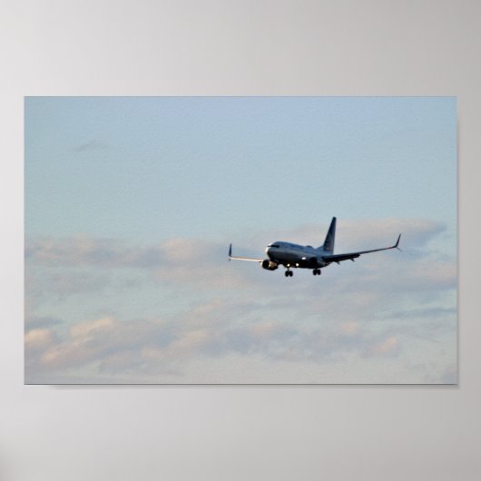 Poster Photo avion (Devant)