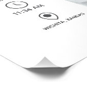 Poster Photo bébé et statistiques (Coin)