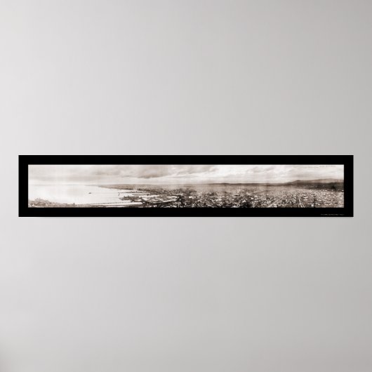 Poster Photo Bellingham WA 1909 (Devant)