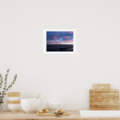 Poster Photo Blue Horizon Sunset Sky (Cuisine)
