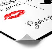 Poster PHOTO BOOTH  pancarte mariage ou fête (Coin)