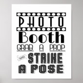 Poster PHOTO BOOTO mariage ou signature de parti (Devant)