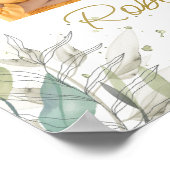 Poster Photo botanique Collage funéraire Accueil (Coin)