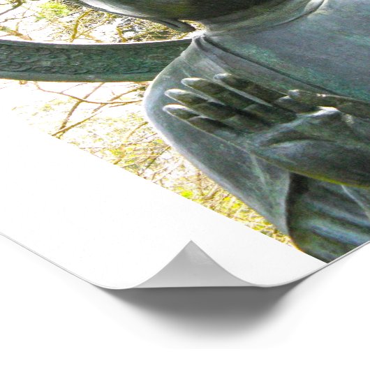 Poster Photo Bouddha (Coin)