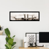 Poster Photo Buffalo de l'ascenseur à grains 1919 (Bureau à domicile)