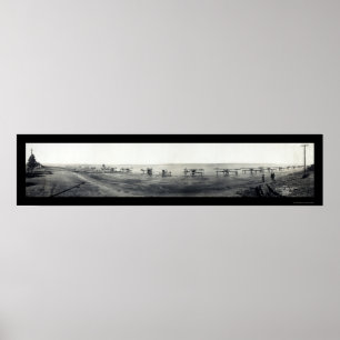 Poster Photo CA 1918 des avions de la marine américaine