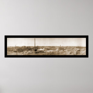 Poster Photo centrale 1908 d'écart-type de Sioux Falls