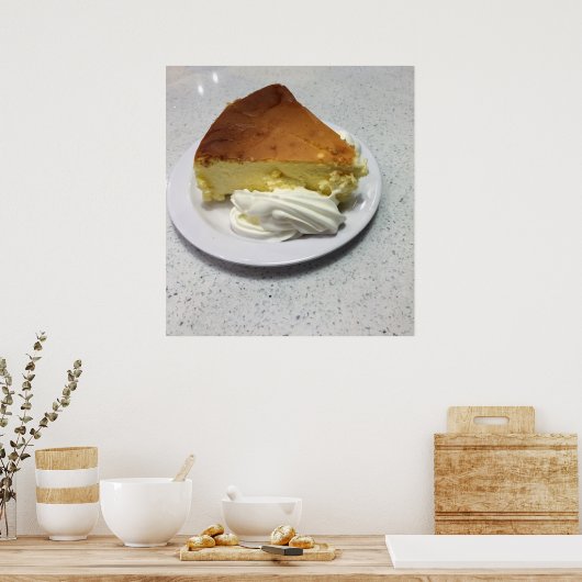 Poster Photo Cheesecake (Cuisine)