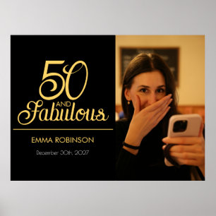 Poster Photo Cinquante ans et Fantastique 50e Anniversair
