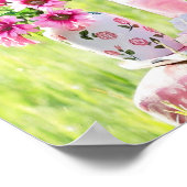 Poster Photo citronnée rose (Coin)