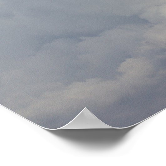 Poster photo Clouds (Coin)