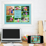 Poster Photo Collage 7 Photos Meilleure Tante Ever Sky Bl<br><div class="desc">Créez votre propre affiche photo collage pour la Meilleure tante Ever. Les mots "Best Tante Ever" sont encadrés de 7 de vos photos préférées. (Vous pouvez aussi éditer "tante" à tante, nana, maman, soeur, amie etc si vous le souhaitez). Le design est en bleu ciel avec une typographie élégante. Le...</div>