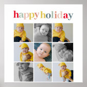 Poster Photo Collage | Colorful Happy Holiday (Devant)