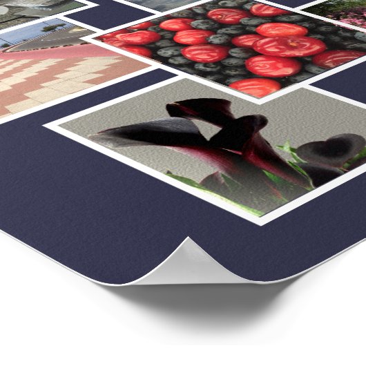 Poster Photo Collage Conception de l'image (Coin)
