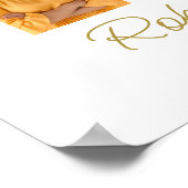 Poster Photo Collage Cross Funeral Memorial Welcome (Coin)