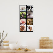 Poster photo Collage de chiens mignons et amusants (Cuisine)