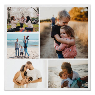 Poster Photo Collage Idées De Cadeaux Créer 5 Photos