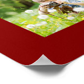 Poster Photo Collage Meilleur Frère Ever Maroon (Coin)