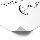 Poster Photo Collage moderne et élégant du coeur de la fa (Coin)