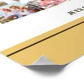 Poster Photo Collage Numéro 21 Neutre 21e anniversaire (Coin)