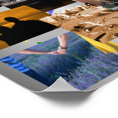 Poster Photo Collage Pour 21e fête d'anniversaire (Coin)