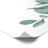 Poster Photo commémorative d'eucalyptus En souvenir affec (Coin)