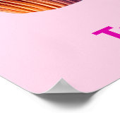 Poster Photo Cupcake entièrement modifiable (Coin)