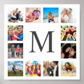 Poster Photo Custom Family Collage Personnalité de White (Devant)
