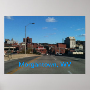 Poster Photo d'affiches de la ligne d'horizon de Morganto