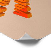 Poster Photo d'âne avec oreilles (Coin)