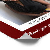 Poster Photo d'appréciation personnalisée de l'employé du (Coin)