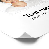 Poster Photo d'appréciation personnalisée de l'employé du (Coin)