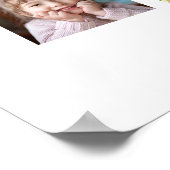 Poster Photo d'arbre de Noël de famille Collage Vacances (Coin)