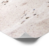 Poster Photo de 2 ananas sur une plage (Coin)