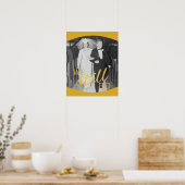 Poster Photo de 50e anniversaire de mariage - Nous sommes (Cuisine)