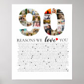Poster photo de 90 raisons pour lesquelles nous vous aimo (Devant)